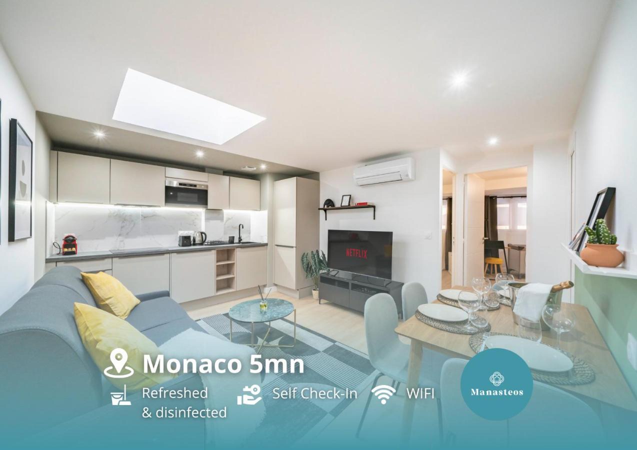 5Mn A Pied Monaco - Hypercentre - Aq Apartment Beausoleil Bagian luar foto